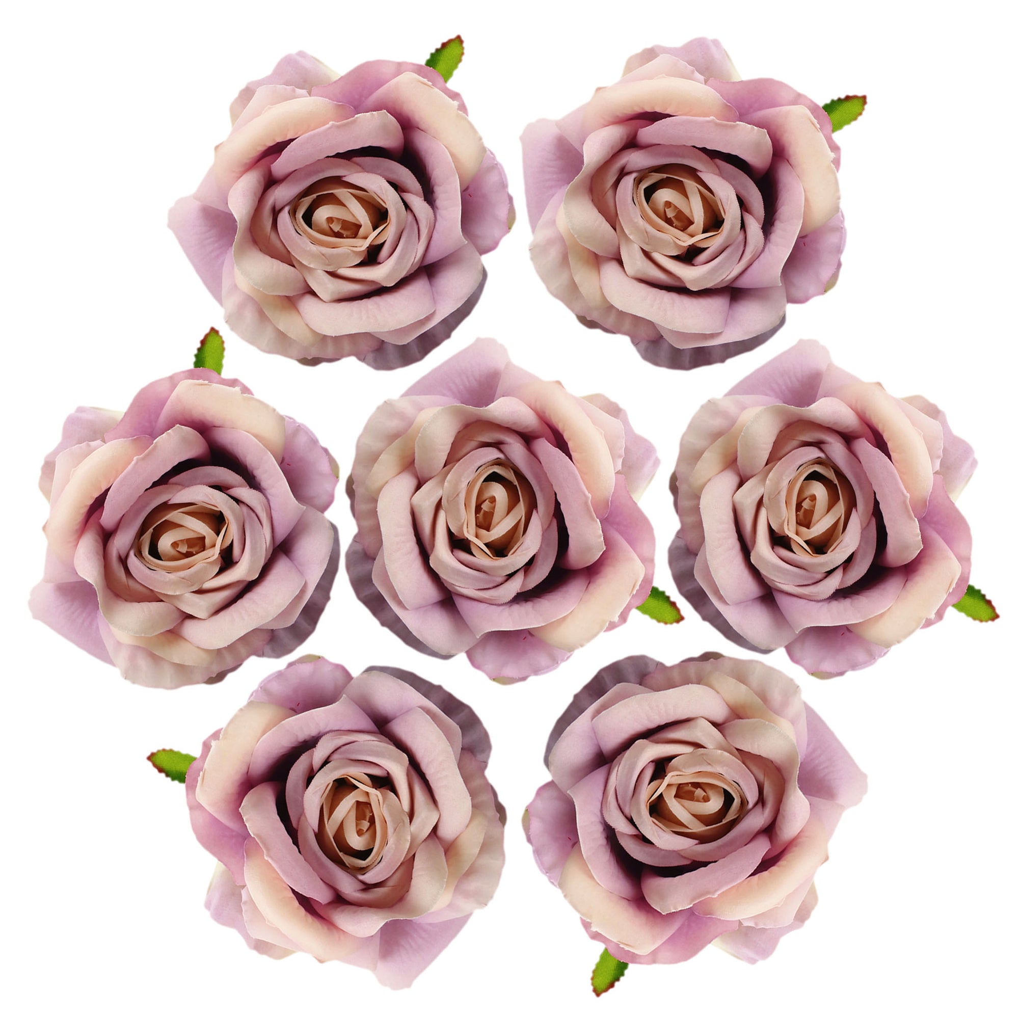 Large Silk Roses Bulk Artificial Flower Heads