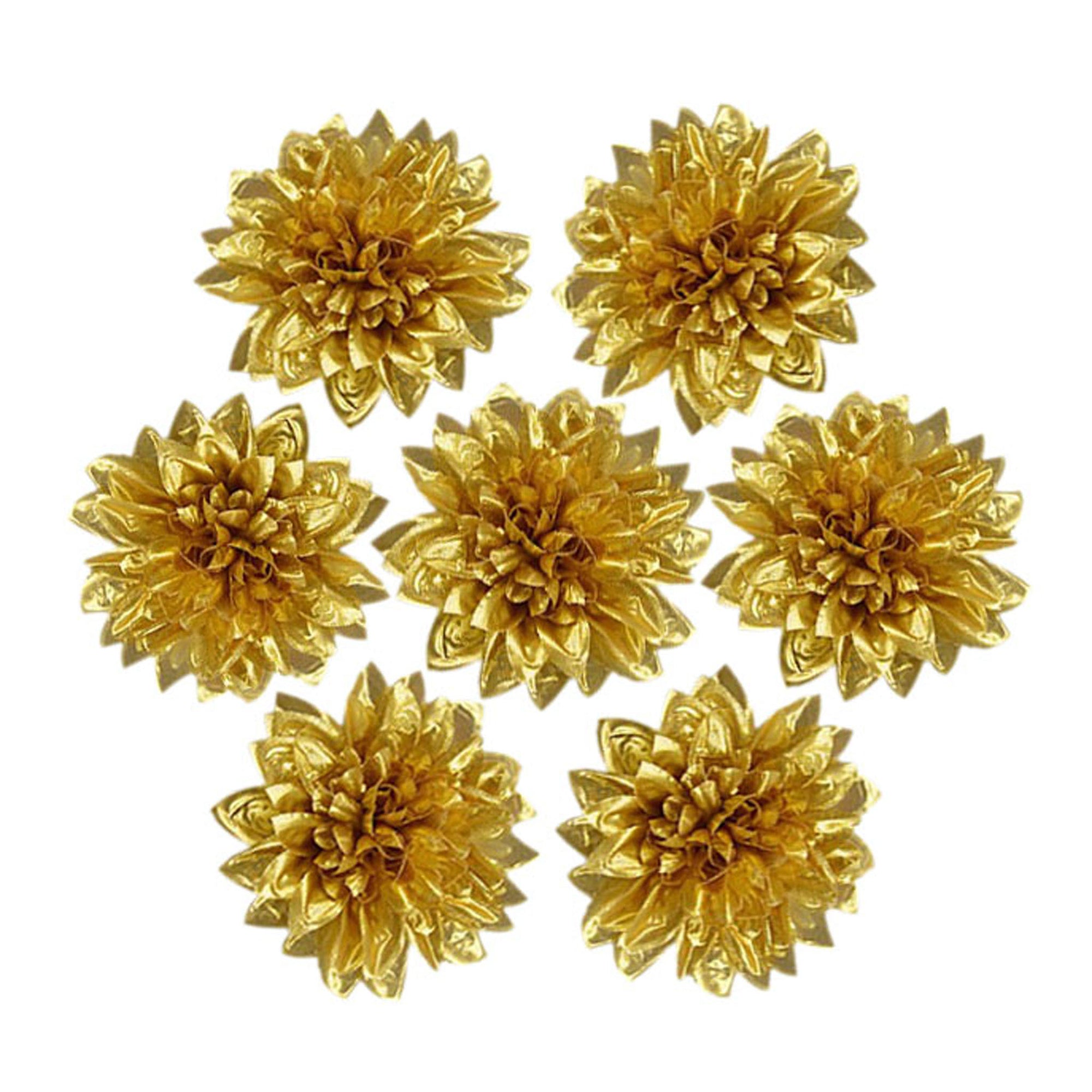 Artificial Dahlia Flowers Heads 4"