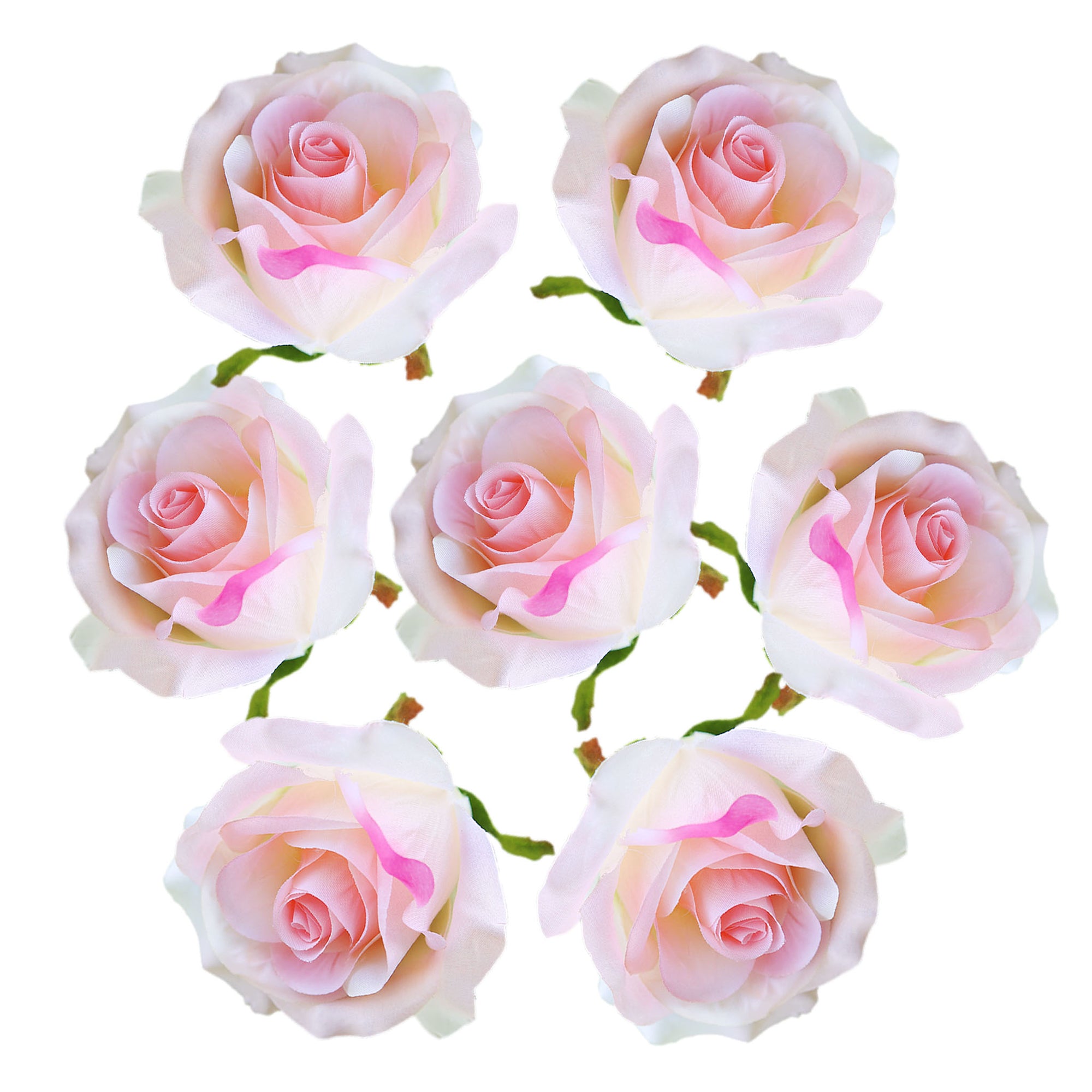 Wholesale Silk Rose Blooms Flower Heads 100 Bulk Fake Flowers