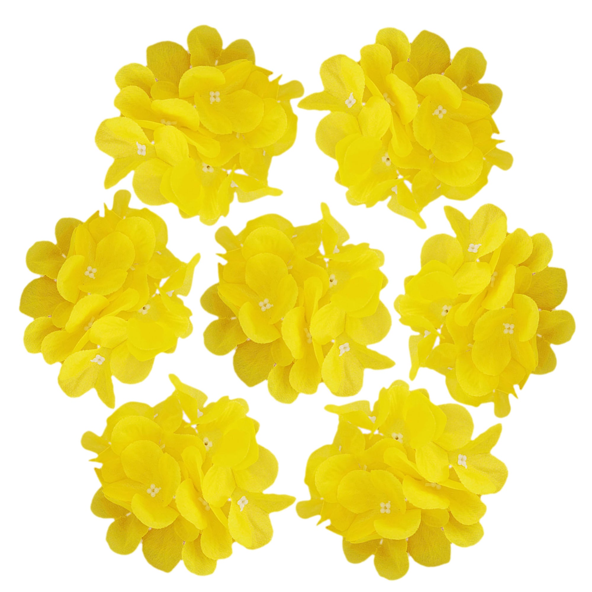 Silk Hydrangea Artificial Hydrangea 20 Flowers for Crafts Cake Topper Backdrops
