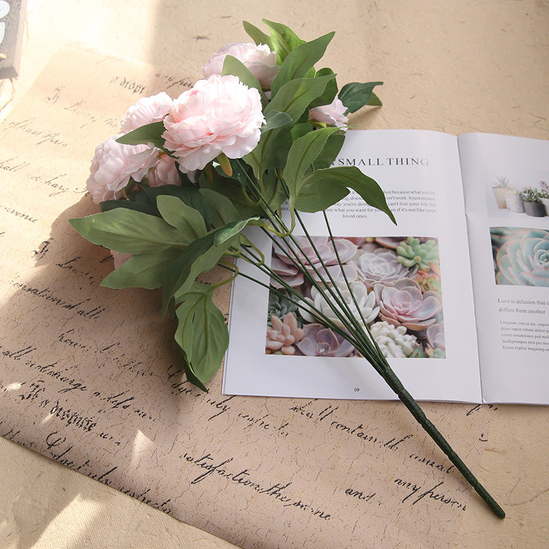 Silk Flower Arrangement Artificial Ranunculus Bunch