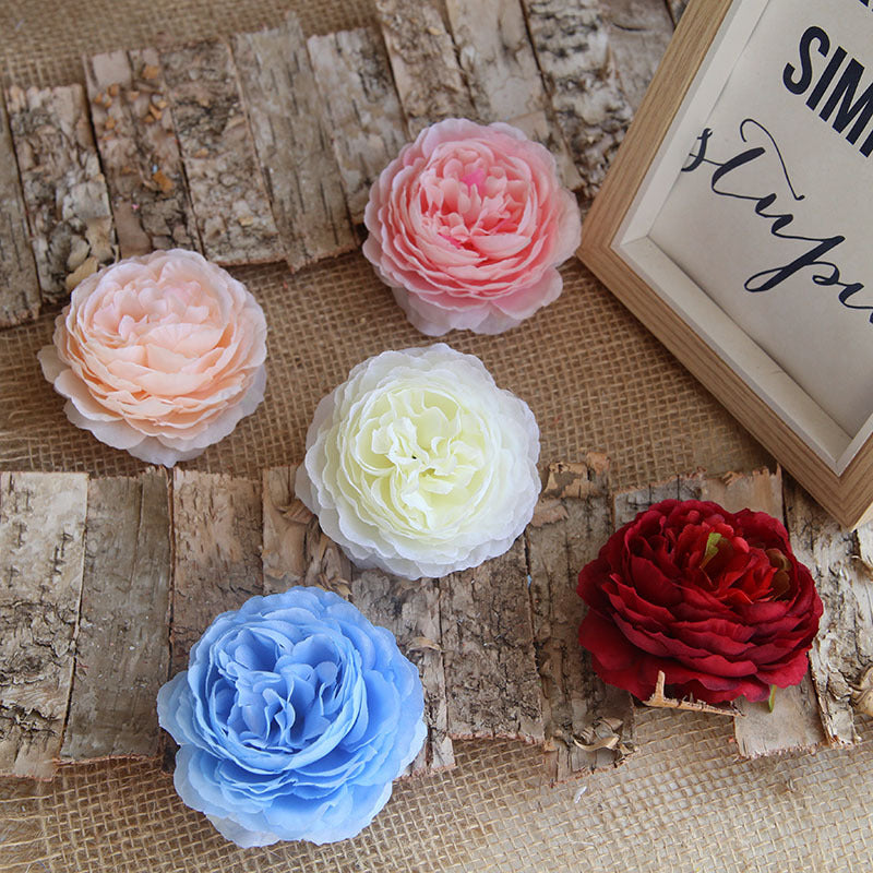 Small Silk Peony Bulk Flowers Fake Peonies 50pcs