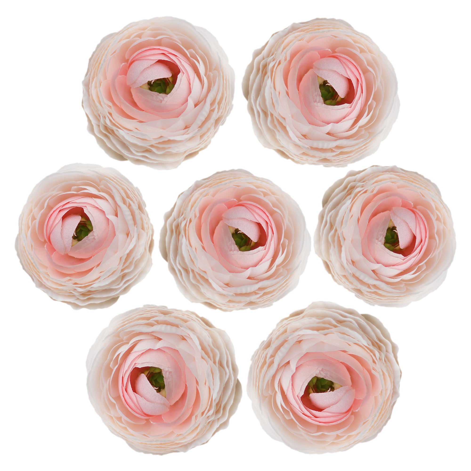 Artificial Ranunculus Flower Heads 50 Bulk