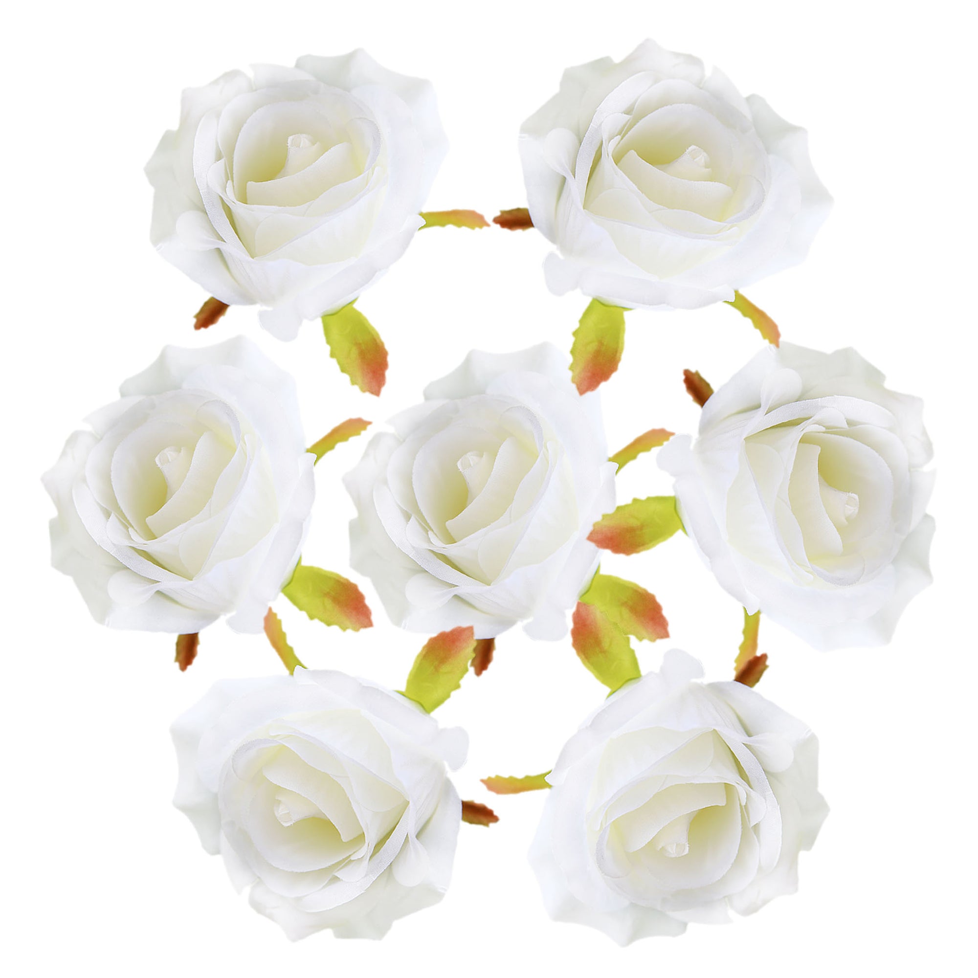 Wholesale Silk Rose Blooms Flower Heads 100 Bulk Fake Flowers