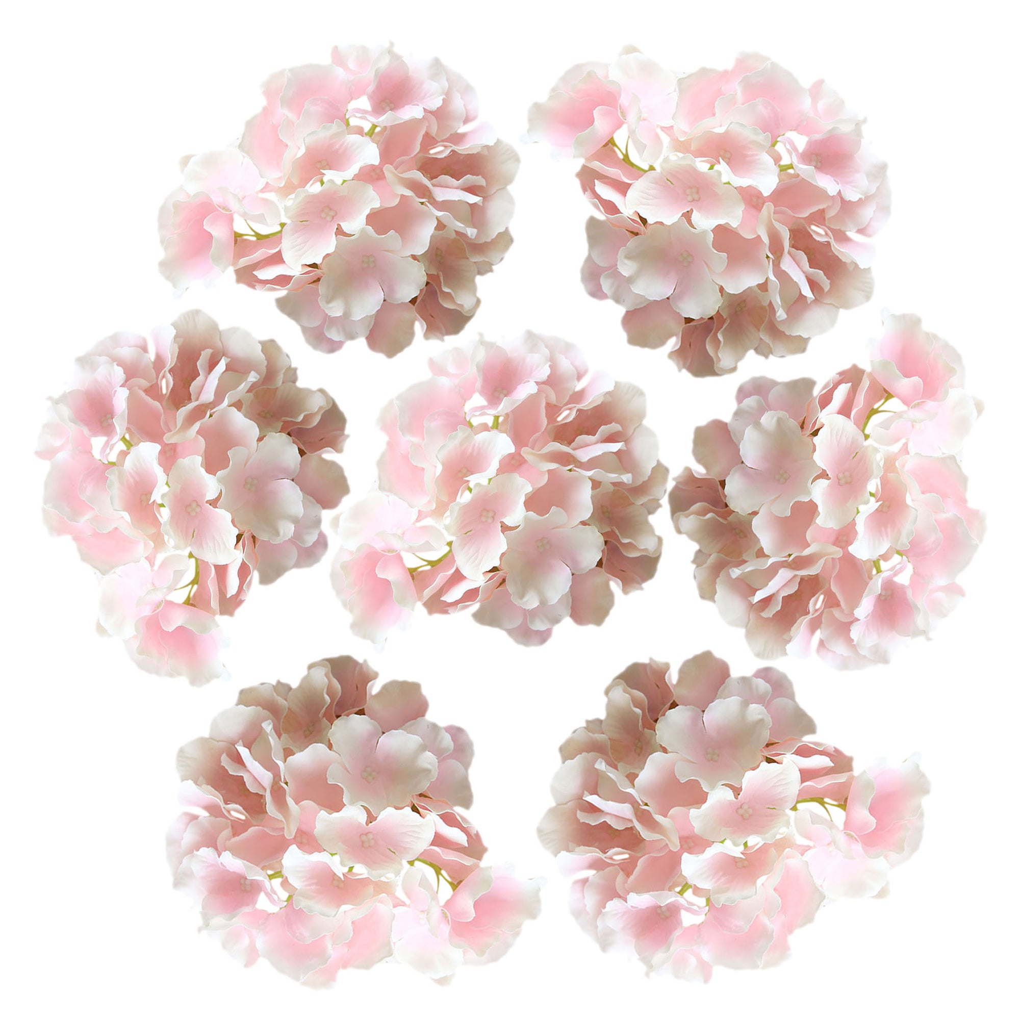 Artificial Silk Hydrange Flower Heads 7 inch