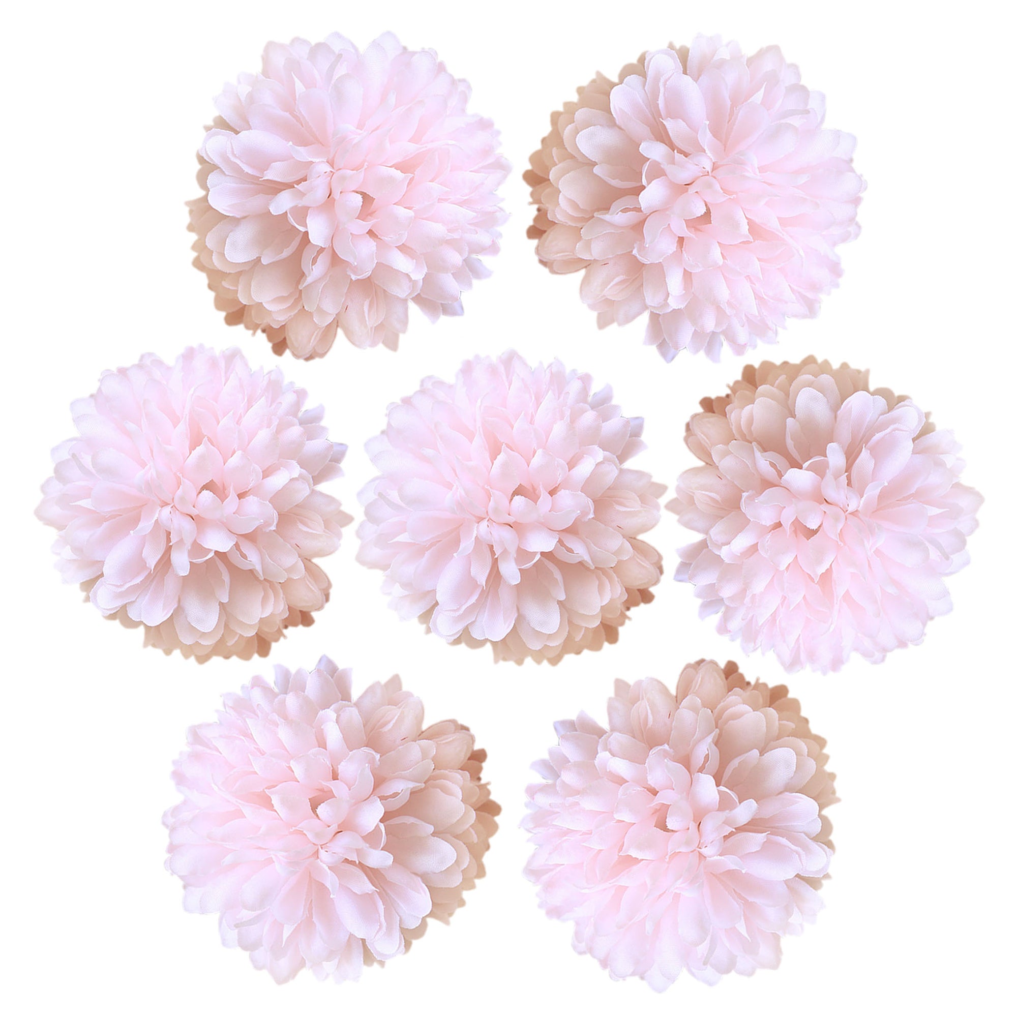 Silk Flower Heads Little Chrysanthemums  3 inch