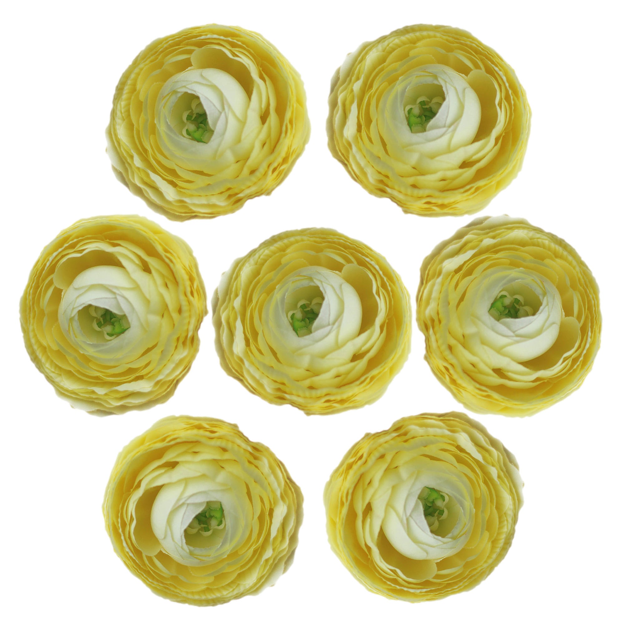 Artificial Ranunculus Flower Heads 50 Bulk