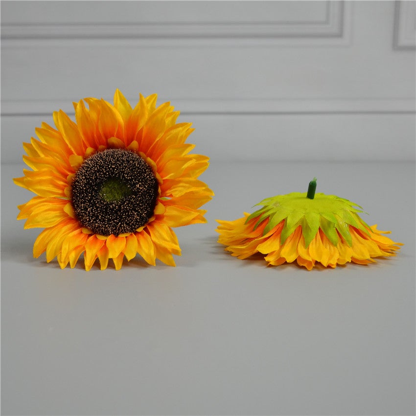 Fake Sunflowers Bulk Silk Flowers 2.7-10 inch