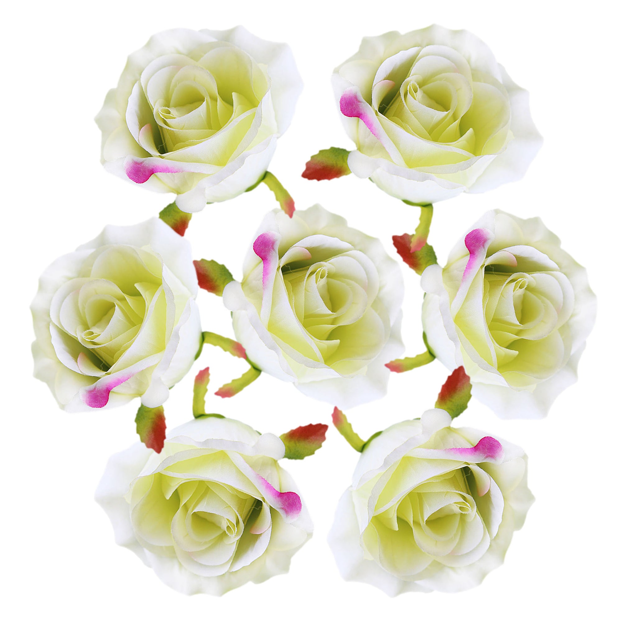 Wholesale Silk Rose Blooms Flower Heads 100 Bulk Fake Flowers