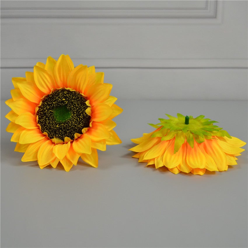 Fake Sunflowers Bulk Silk Flowers 2.7-10 inch