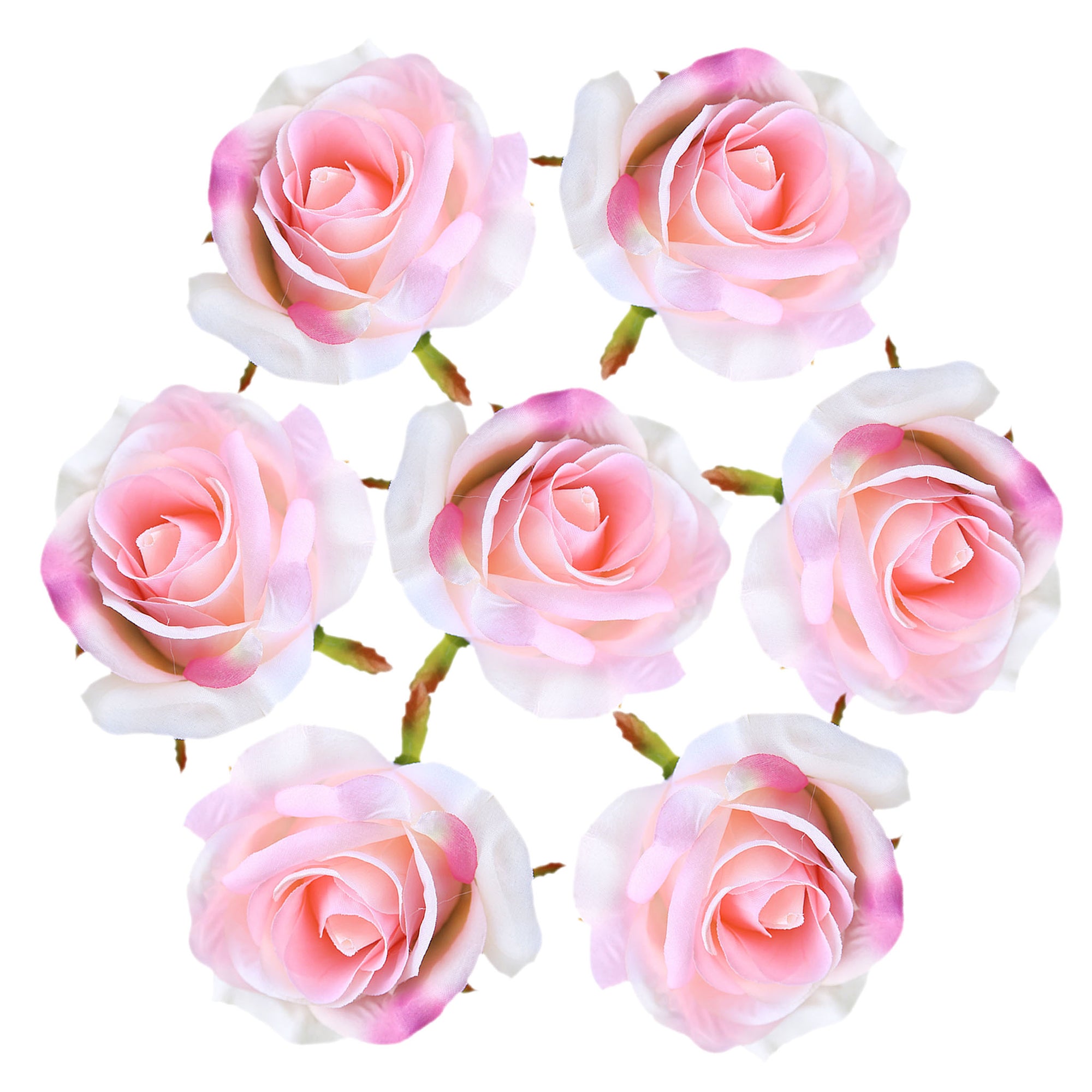 Wholesale Silk Rose Blooms Flower Heads 100 Bulk Fake Flowers
