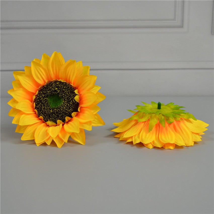 Fake Sunflowers Bulk Silk Flowers 2.7-10 inch