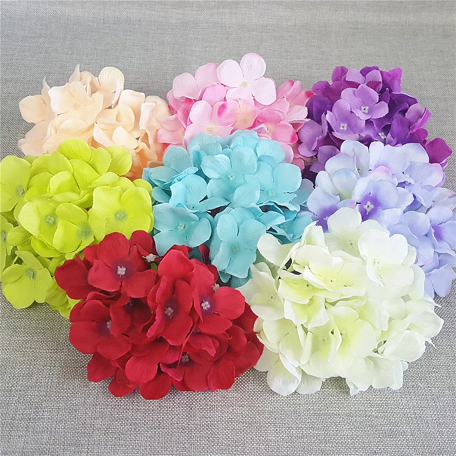 Artificial Hydrangea Silk Flowers 20pcs