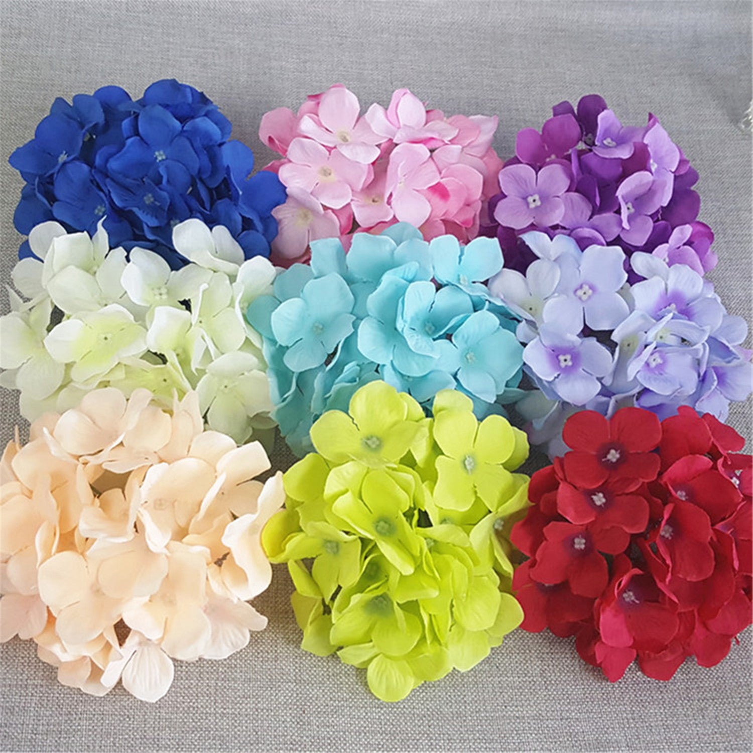 Artificial Hydrangea Silk Flowers 20pcs