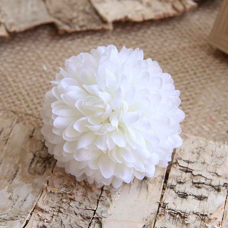 Silk Flower Heads Little Chrysanthemums  3 inch