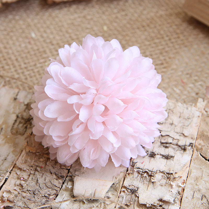 Silk Flower Heads Little Chrysanthemums  3 inch