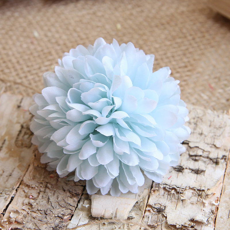 Silk Flower Heads Little Chrysanthemums  3 inch