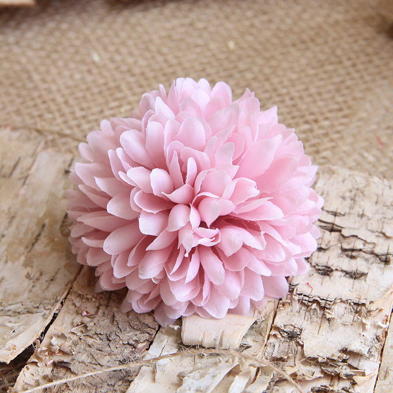 Silk Flower Heads Little Chrysanthemums  3 inch