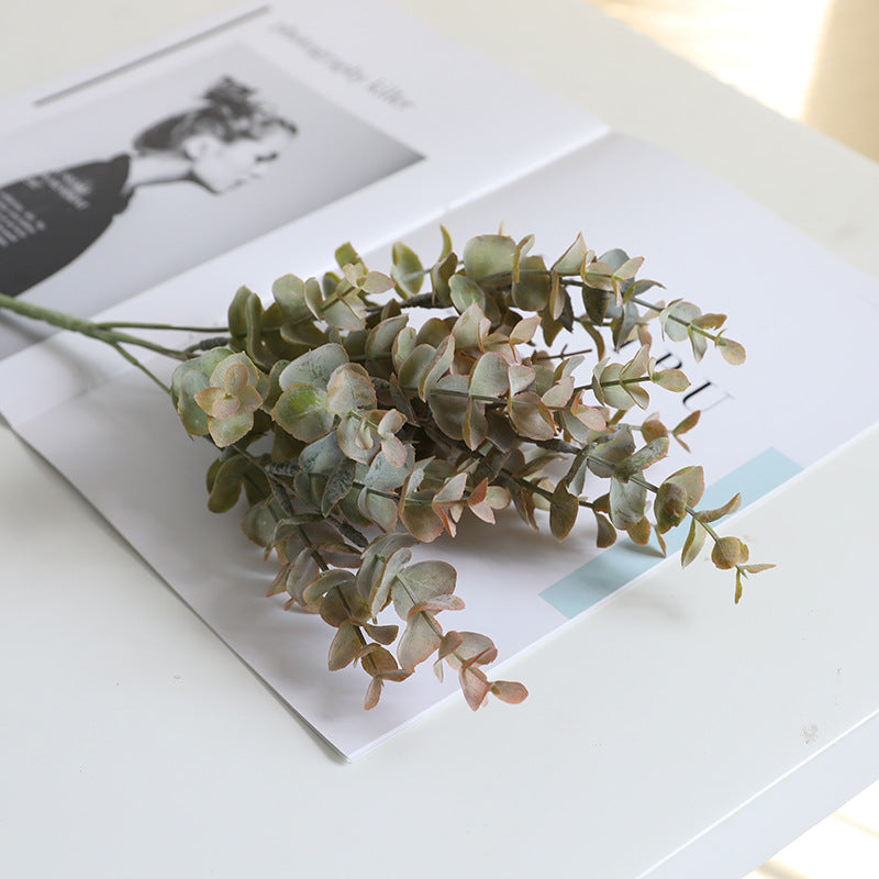 Spray Fake Eucalyptus Greenery for Flower Arrangement 3 Colors