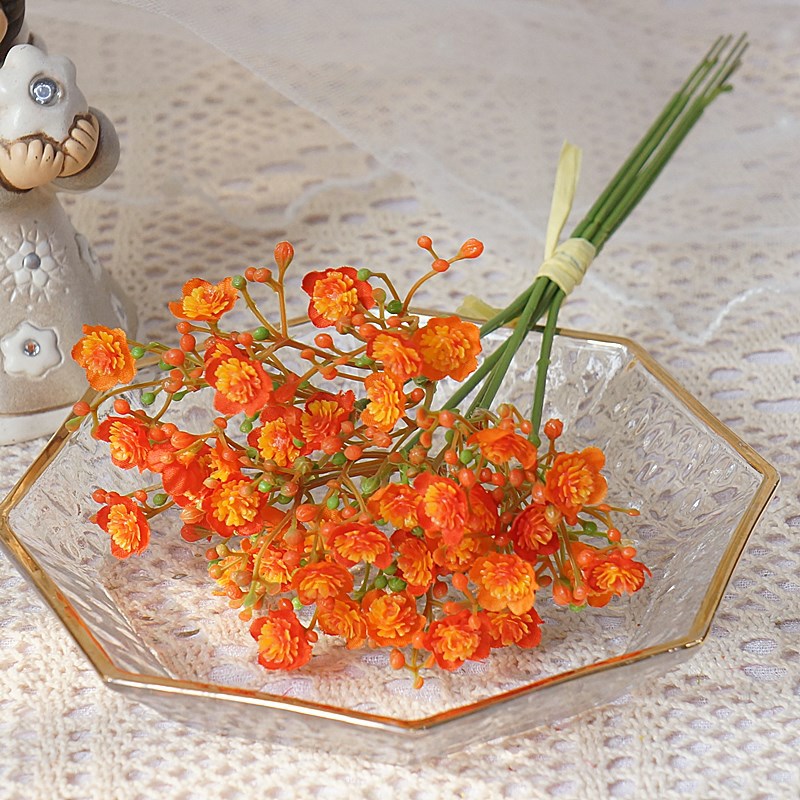 Small Babysbreath Flower Bunch 9" Tall