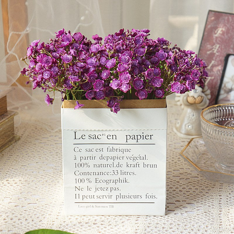 Small Babysbreath Flower Bunch 9" Tall