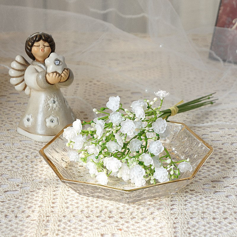 Small Babysbreath Flower Bunch 9" Tall