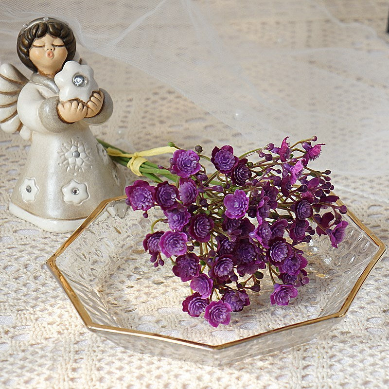 Small Babysbreath Flower Bunch 9" Tall