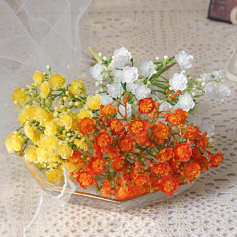 Small Babysbreath Flower Bunch 9" Tall