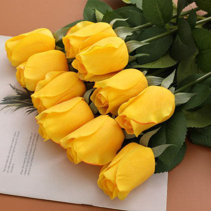 Real Touch Rosebud Realistic Flowers