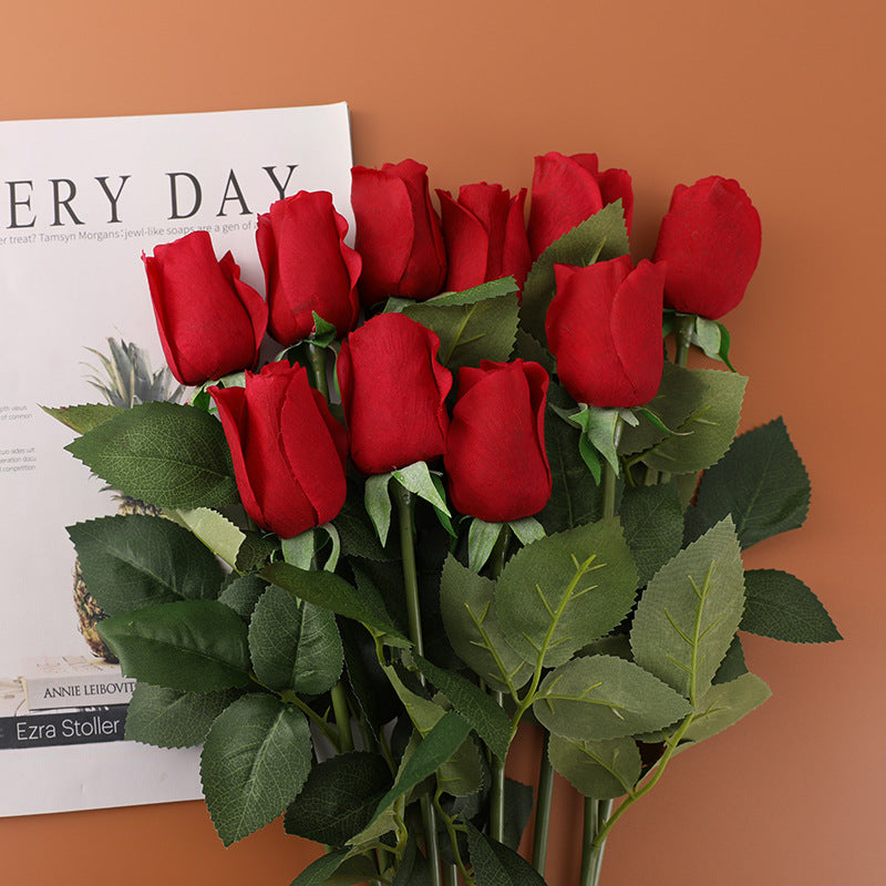 Real Touch Rosebud Realistic Flowers