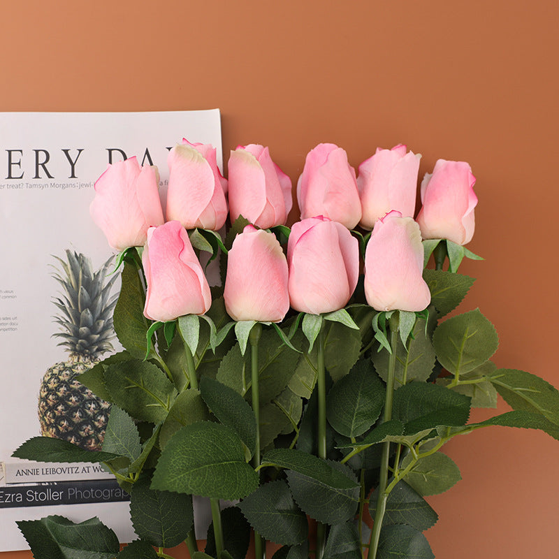 Real Touch Rosebud Realistic Flowers