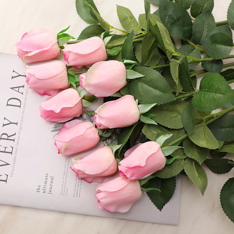 Real Touch Rosebud Realistic Flowers