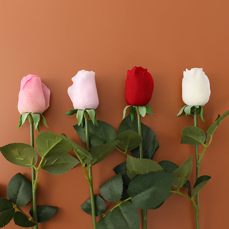 Real Touch Rosebud Realistic Flowers