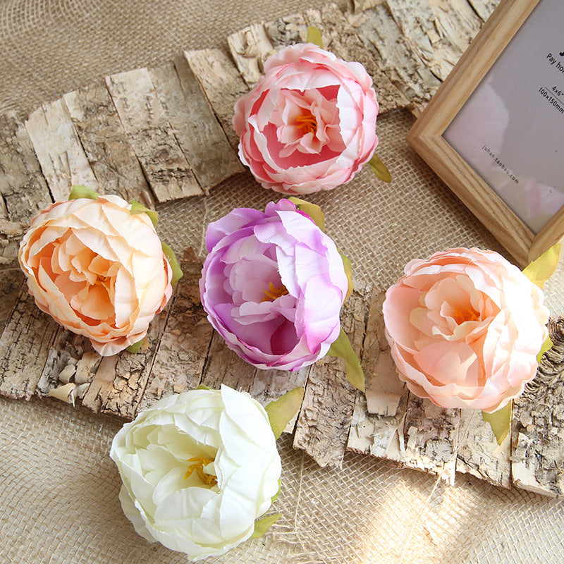Artificial Silk Peony Flowers Bulk Peony Heads