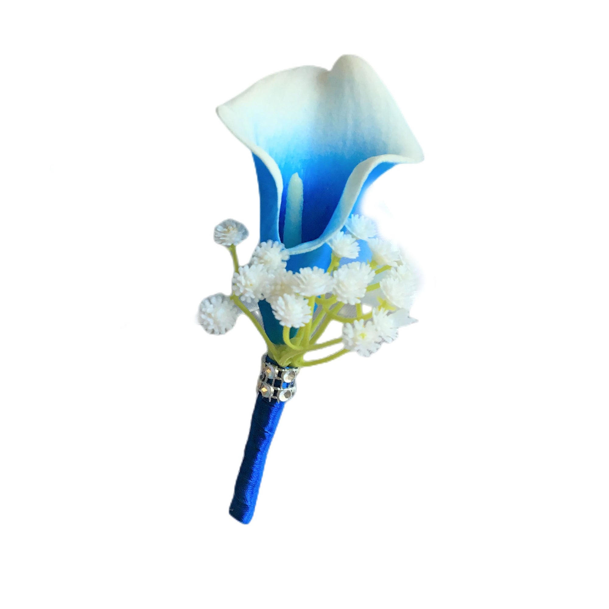 Royal Blue Wedding Bouquets Set
