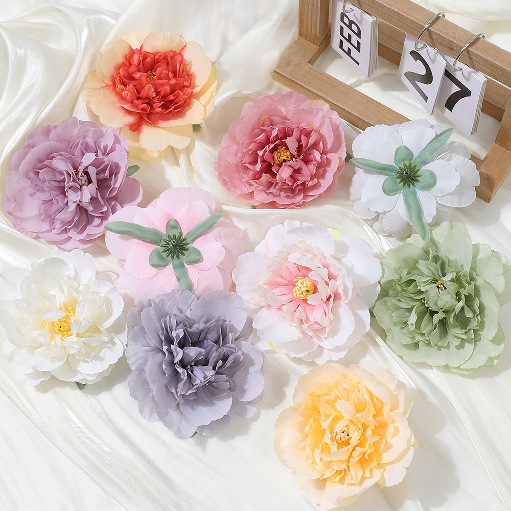 Wholesale Peony Flowers Silk Flower Heads