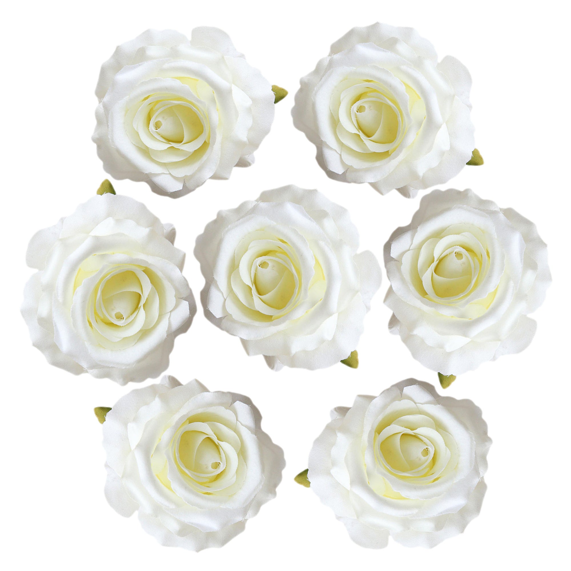 Quality Artificial Flower Heads Velvet Roses