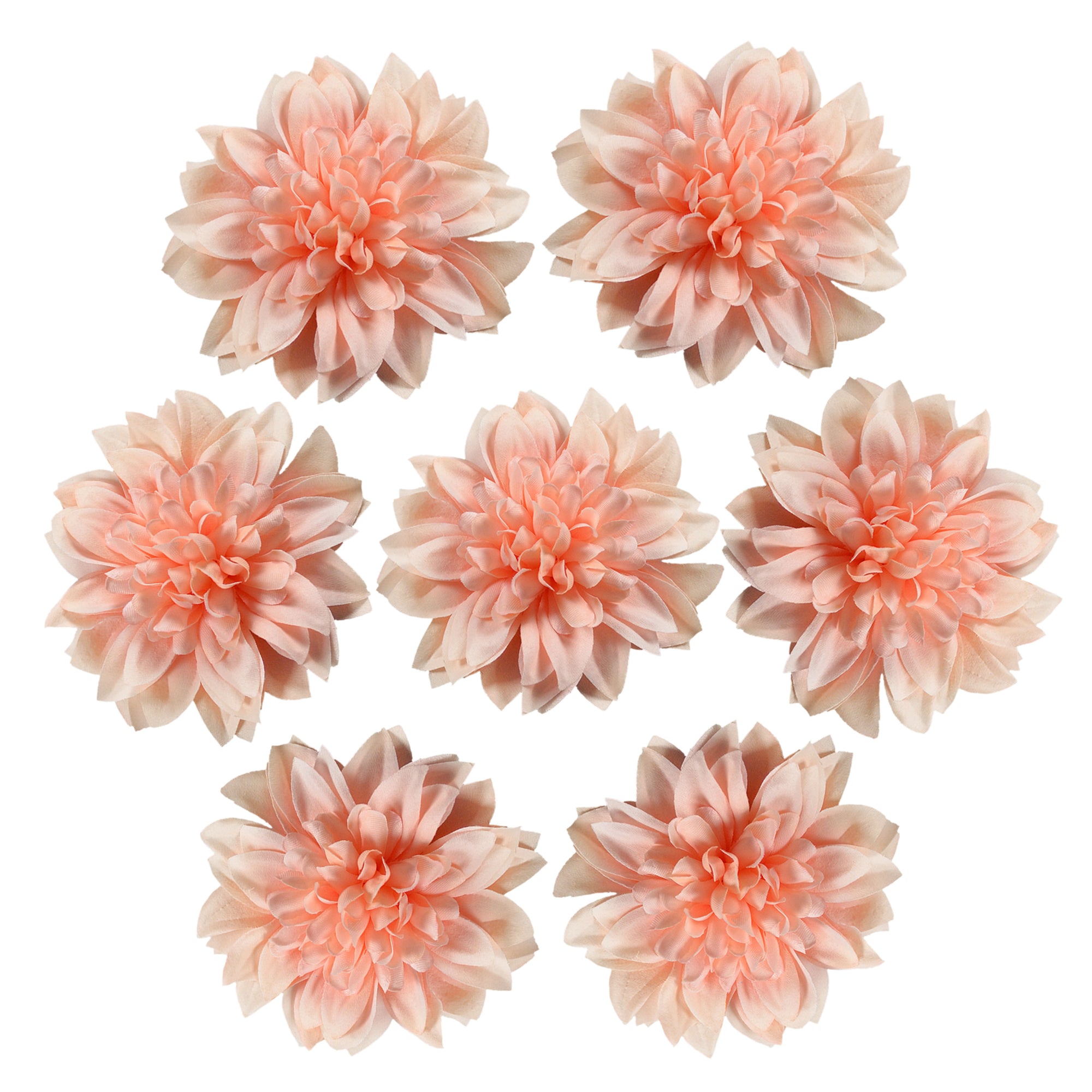 Artificial Dahlia Flowers Heads 4"