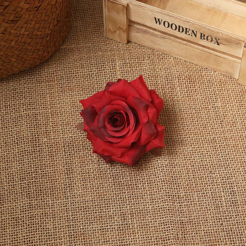 Fake Rose Heads 2.7 inch Flowers in Bulk