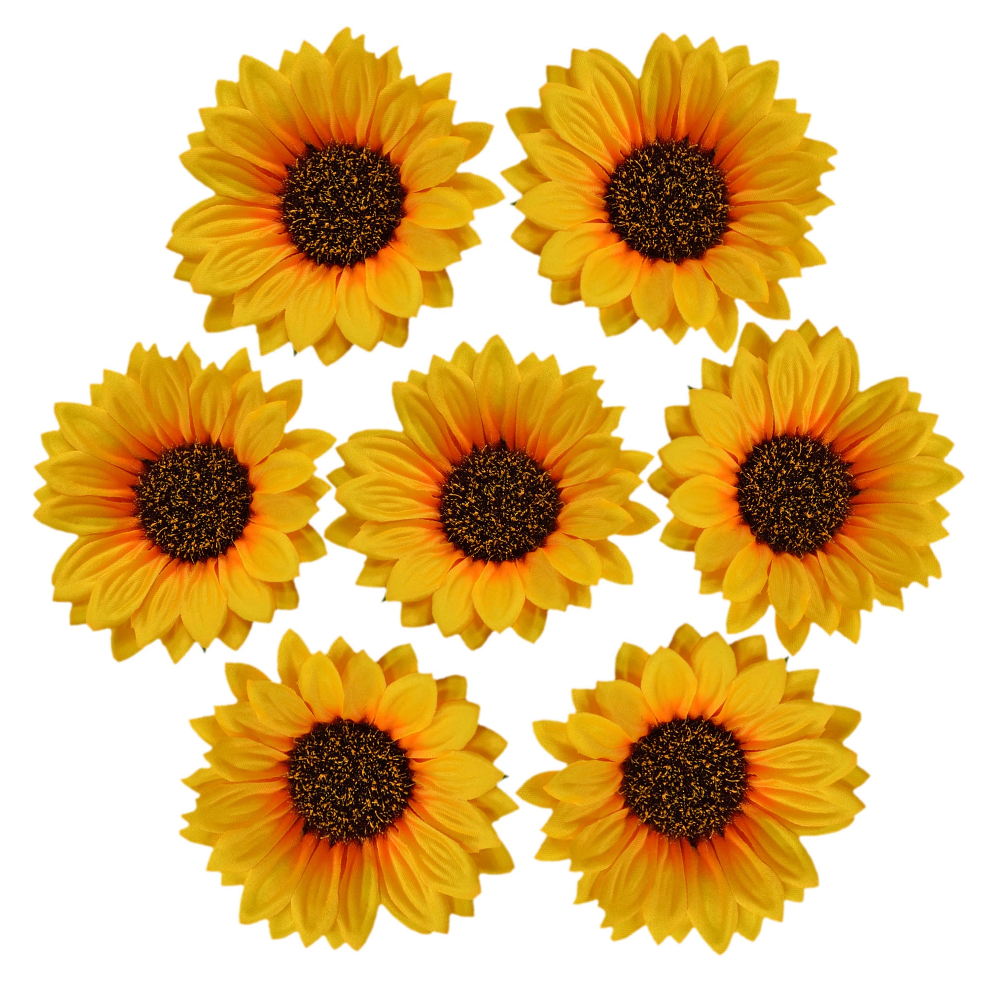 Bulk Silk Sunflowers Artificial Flowers 4"
