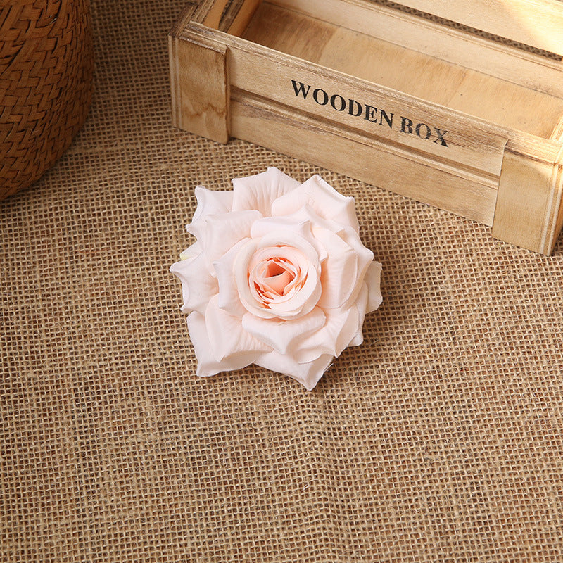 Fake Rose Heads 2.7 inch Flowers in Bulk