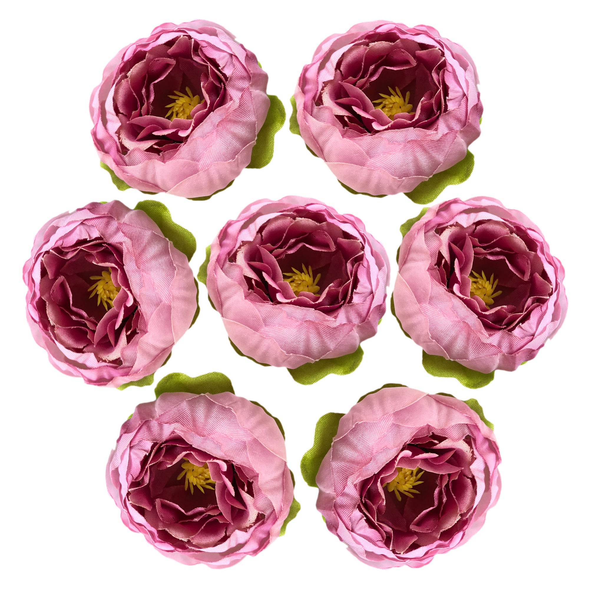 Small Silk Peony Flowers Peony Heads for Wedding Party