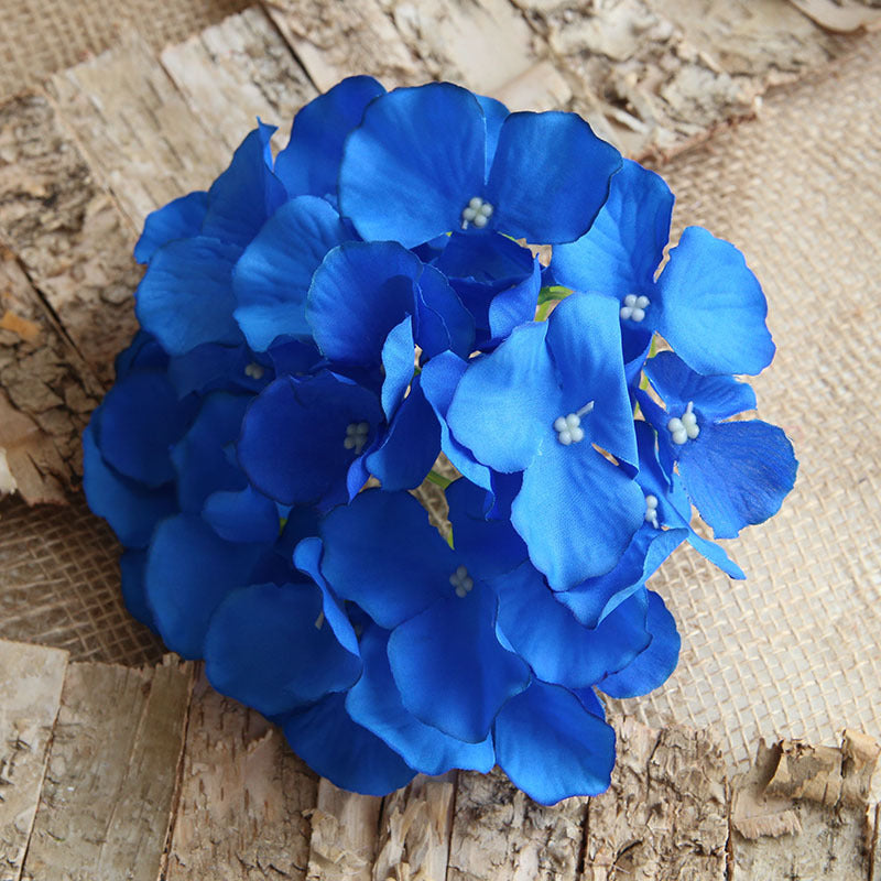 Artificial Silk Hydrange Flower Heads 7 inch