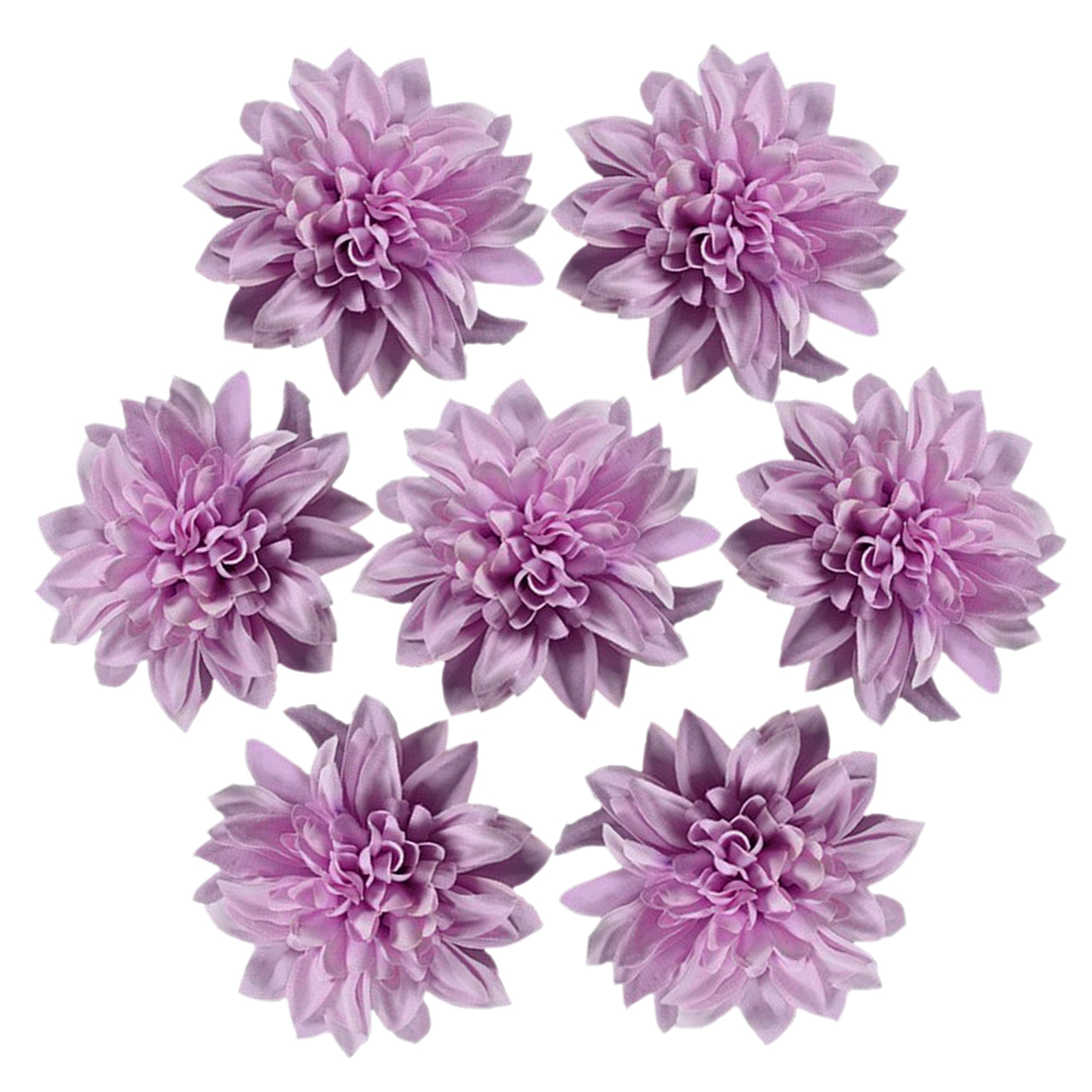 Artificial Dahlia Flowers Heads 4"