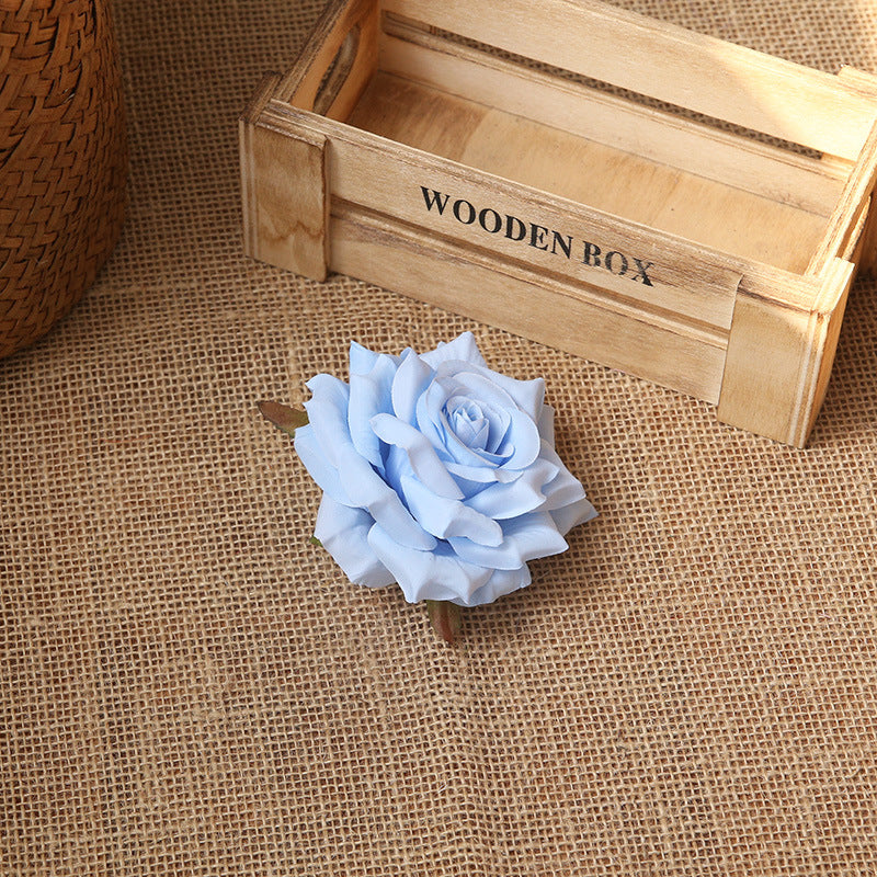Fake Rose Heads 2.7 inch Flowers in Bulk