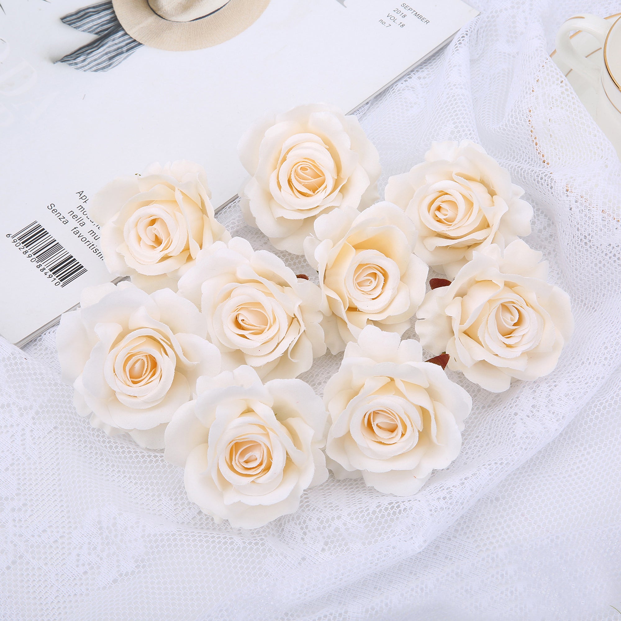Artificial Small Roses Bulk Silk Flowers