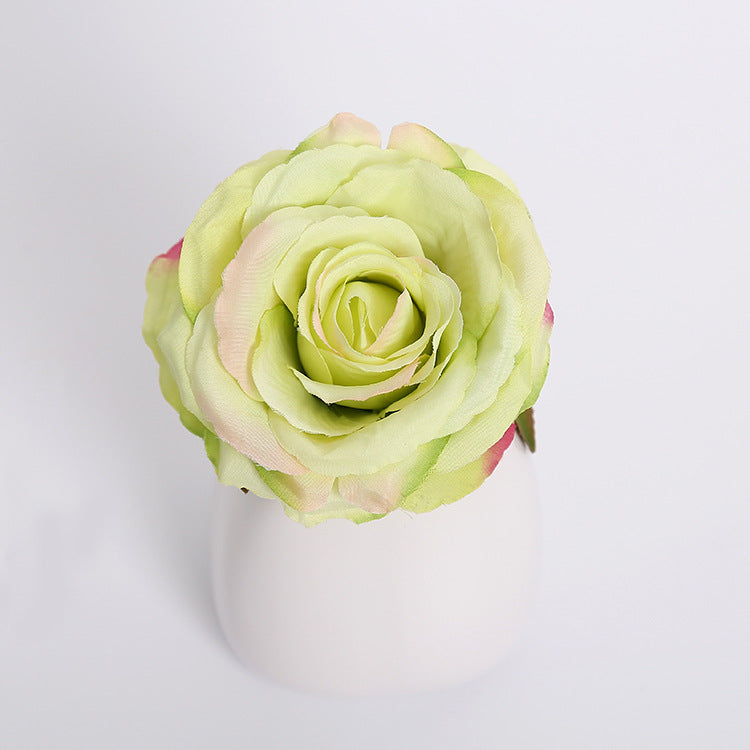Bulk Big Silk Rose Flower Heads 4.3 inch