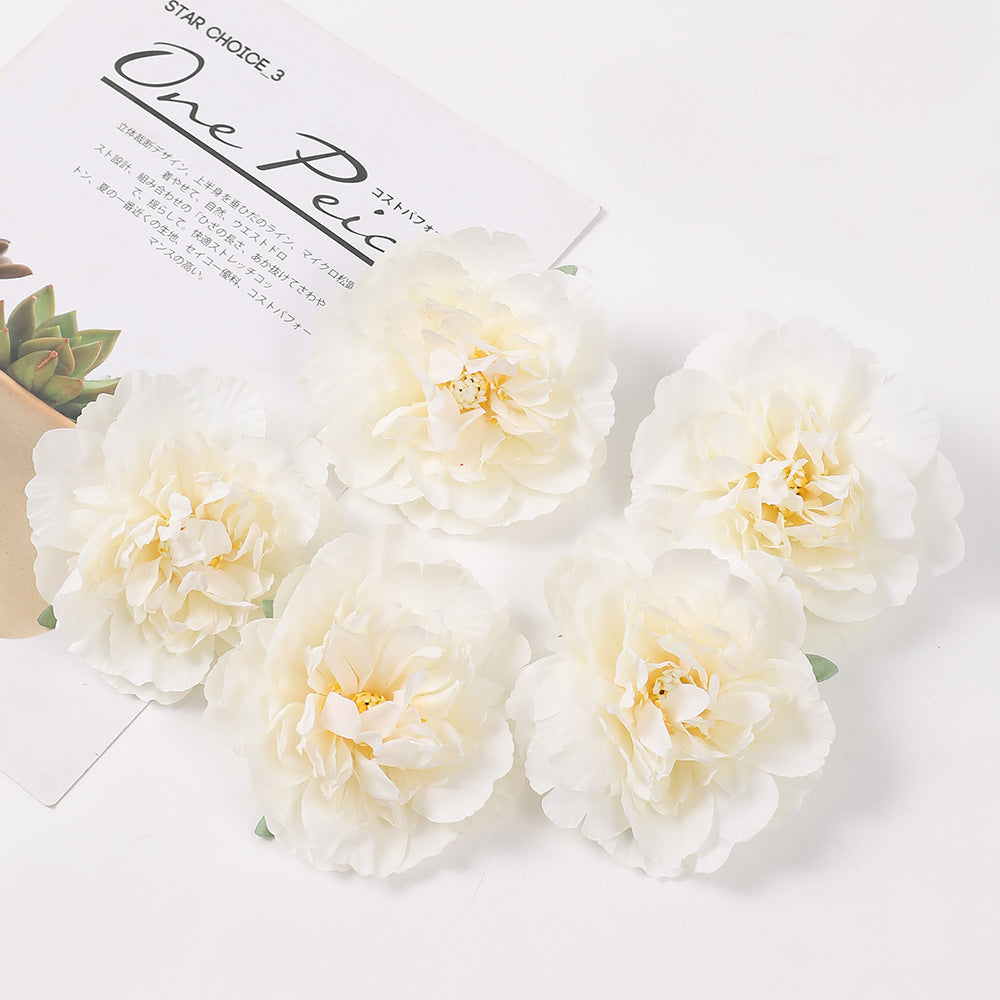 Wholesale Peony Flowers Silk Flower Heads