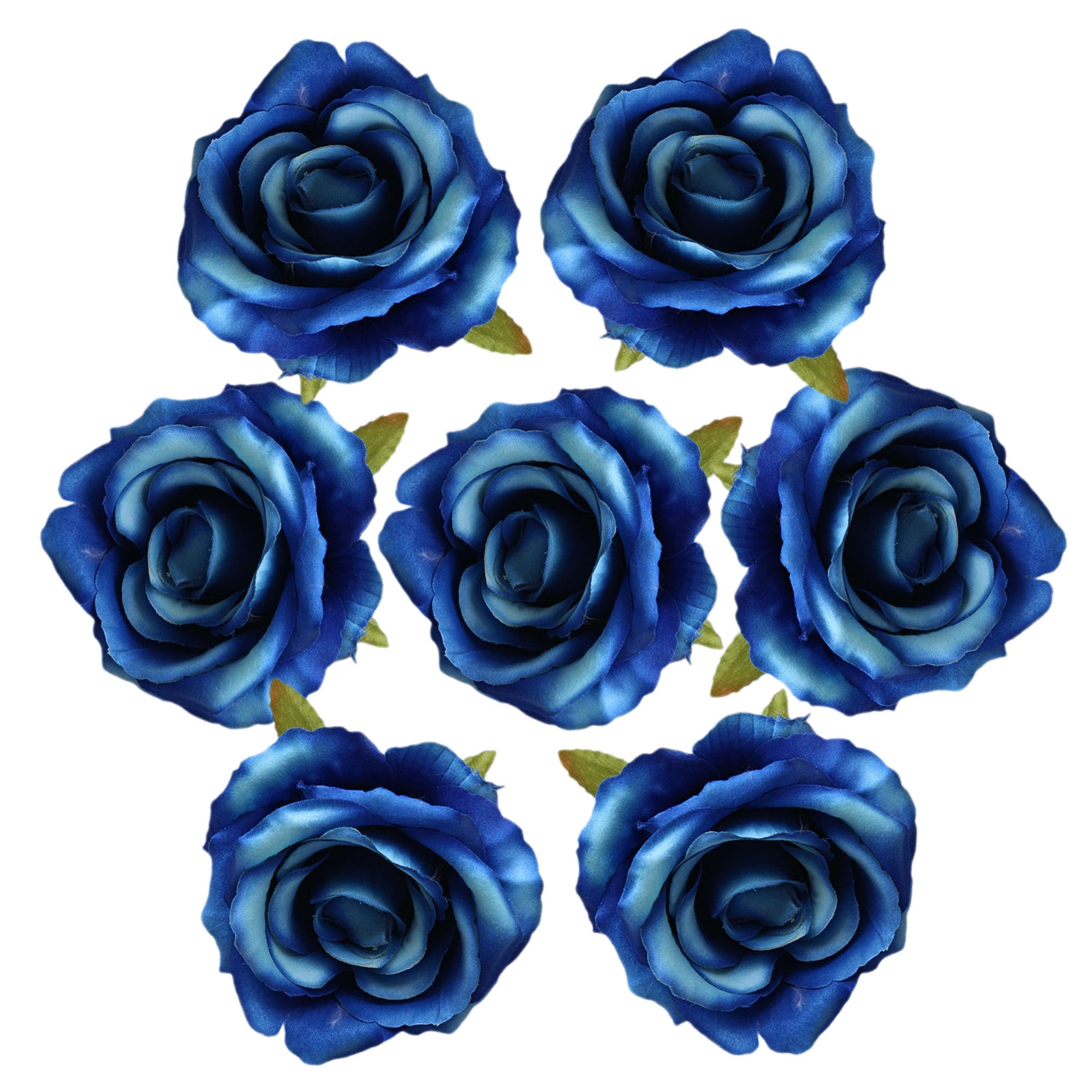 Quality Artificial Flower Heads Velvet Roses