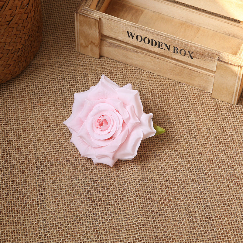 Fake Rose Heads 2.7 inch Flowers in Bulk